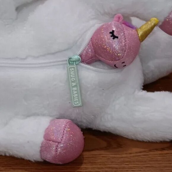 Unicorn Stuffed Plush Animal, Mommy Stuffed Animal with 4 Baby Unicorns - Picture 4 of 4